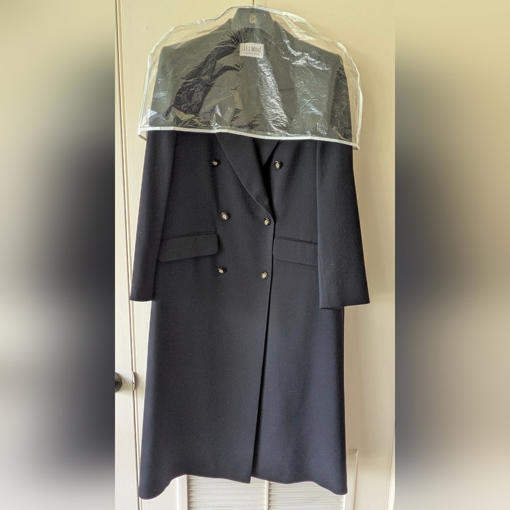 Lightweight Virgin Wool Gabardine Coat